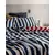 Madame Coco Set Prekrivač i jastučice Irene, 230x240cm, Teget