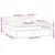 Vidaxl Box spring postelja z vzmetnico temno siva 180x200 cm blago
