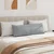 Jastučići za sofu 2 pcs Svijetlo siva 120 x 40 cm tkanina