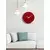 Wallity Zidni sat 35Sivmet, 35x35 cm, Crveni