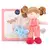 Bábika pre bábätká Mrs Confettis My First Doll Jolijou 20 cm v overale so psíkom z jemného textilu od 0 mes JJ6063