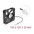 DeLOCK 67292 ventilator 5 V DC 120 x 120 x 25 mm, črn, 2-pinski, 2000 RPM