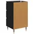 Kreveta s ladicama Crni hrast 35 x 40 x 70 cm Konstruirano drvo