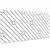 Decormat Podloga za pisalno mizo Striped pattern 100x50 cm
