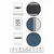 CONCEPTUM HYPNOSE Beli - sivo - crni tepih Woosonil132 50 x 80 (708HFT4788)