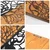 Murmure des Feuilles -1 BlackWalnut Decorative Wooden Wall Accessory