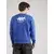 ALPHA INDUSTRIES Majica kraljevo modra/bela