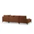Atelier del Sofa Ugaona garnitura 90x90x155cm Kamel