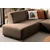 Atelier del Sofa Ugaona garnitura na razvlačenje S-Loft Left, 206 x 290 x 90 cm, Braon