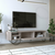 HANAH HOME Norfolk Tv Stand Light Mocha