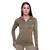 GymBeam Women‘s Pulse 1/2 Zip Running Sweatshirt Vetiver