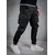 Denistar Muške pantalone 100-2599, Kargo, Crne