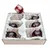 Marika Kozarci za vodko Ruby Crystal 40 ml Olive Grinder 6 kosov