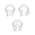 AUDIO-TECHNICA slušalke ATH-M20x