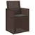 vidaXL vidaXL Vrtni jedilni stoli 2 pcs Rjava in antracit PP, (5000285789)
