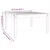 Vrtni stol crni 82,5 x 82,5 x 45 cm od masivne borovine