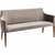 Meblo Trade Klupica Mode Velvet Grey 164x62x88h cm