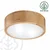 Plafonsko svetlo za kupatilo LINARO 2xE27/15W/230V IP54 hrast, prečnik 27 cm