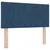 Vidaxl Postelja z vzmetnico z blazino Modra 90 x 190 cm blago