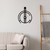 Wallity Zidni sat 49x38cm Crni