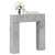 Okvir za kamin Betonska siva 102 x 18 x 100,5 cm