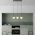 Opviq Luster Orbital-15-14011, 65x15x115cm, IP20, Belo-crni