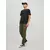 JACK & JONES Muške pantalone 12216664, Maslinaste
