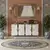 HANAH HOME Komoda Tuna 120 White Gold