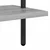 Polica Siva Sonoma 60 x 24 x 203 cm Konstruirano drvo