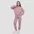 GymBeam Ženska dukserica Agile 1/2 Zip Woodrose