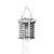 Aigostar - LED solarna svetiljka LED/0,006W/1,2V hrom 2700K IP44