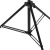 Stalak za pozadinu u obliku slova T crni 201x60x(70-200) cm