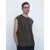 Bershka Majica  rjava / antracit / črna