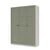 Hanah Home ormar Loren 1600-232, 135,8 cm, zeleni / beli