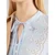 ONLY Bluza ONLLennyo svetlo modra/bela