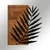 WALLXPERT Zidna dekoracija Leaf3 Metal Decor