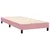 Vidaxl Box spring postelja z vzmetnico roza 80x220 cm žamet