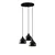 Opviq Luster Tattoo-6201, 42x42 cm, 3xE27, Crni