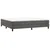 Vidaxl Box spring postelja z vzmetnico temno siva 200x200 cm žamet