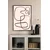 Venture Design Poster linijska umetnost 30x40 cm bela