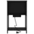 Noćni ormar 2 pcs Crni hrast 38 x 31 x 61 cm Konstruirano drvo