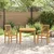 Stolac za blagovanje 2 pcs Smeđa 62 x 55 x 94 cm