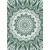 Tapeta Mandala harmonije na zelenem ozadju - 196x270