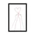 Plakat preplet dveh src - 20x30 silver