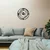 Wallity Zidni sat 48x48cm Crni