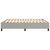 vidaXL Box spring posteljni okvir svetlo siv 180x200 cm blago