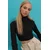 Trend Alacati Stili Ženska bluza dugih rukava ALC-695-001, Rolka, Crna