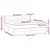 shumee Box spring postelja z vzmetnico krem 200x200 cm blago