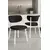 HANAH HOME Set stolica (4 dela) Toldy Anthracite White