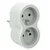 slomart Legrand 049431 razdelilnik 2x Schuko vtičnice, bela